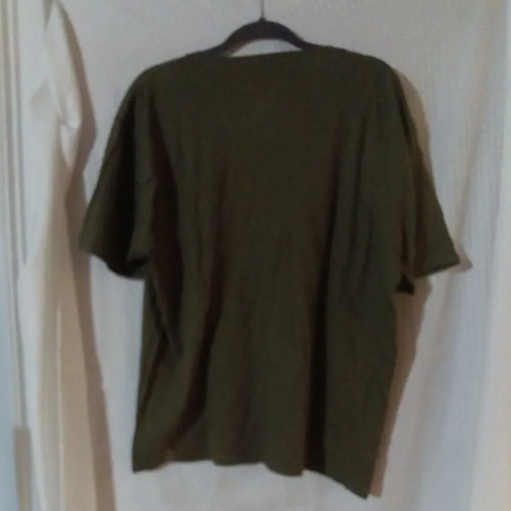 True Religion T Shirt Hunter Green Size Large Mens Short Sleeve